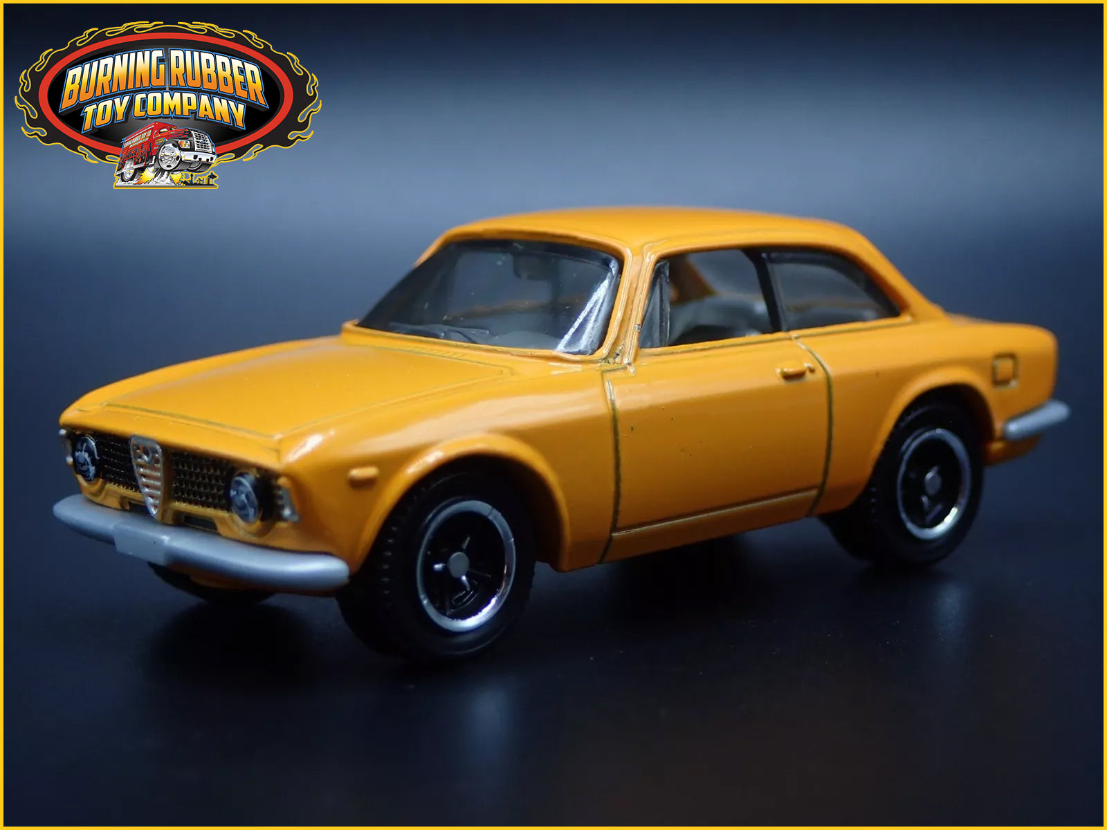 1965-1969 ALFA ROMEO GIULIA SPRINT GTA ORANGE RARE 1:64 SCALE