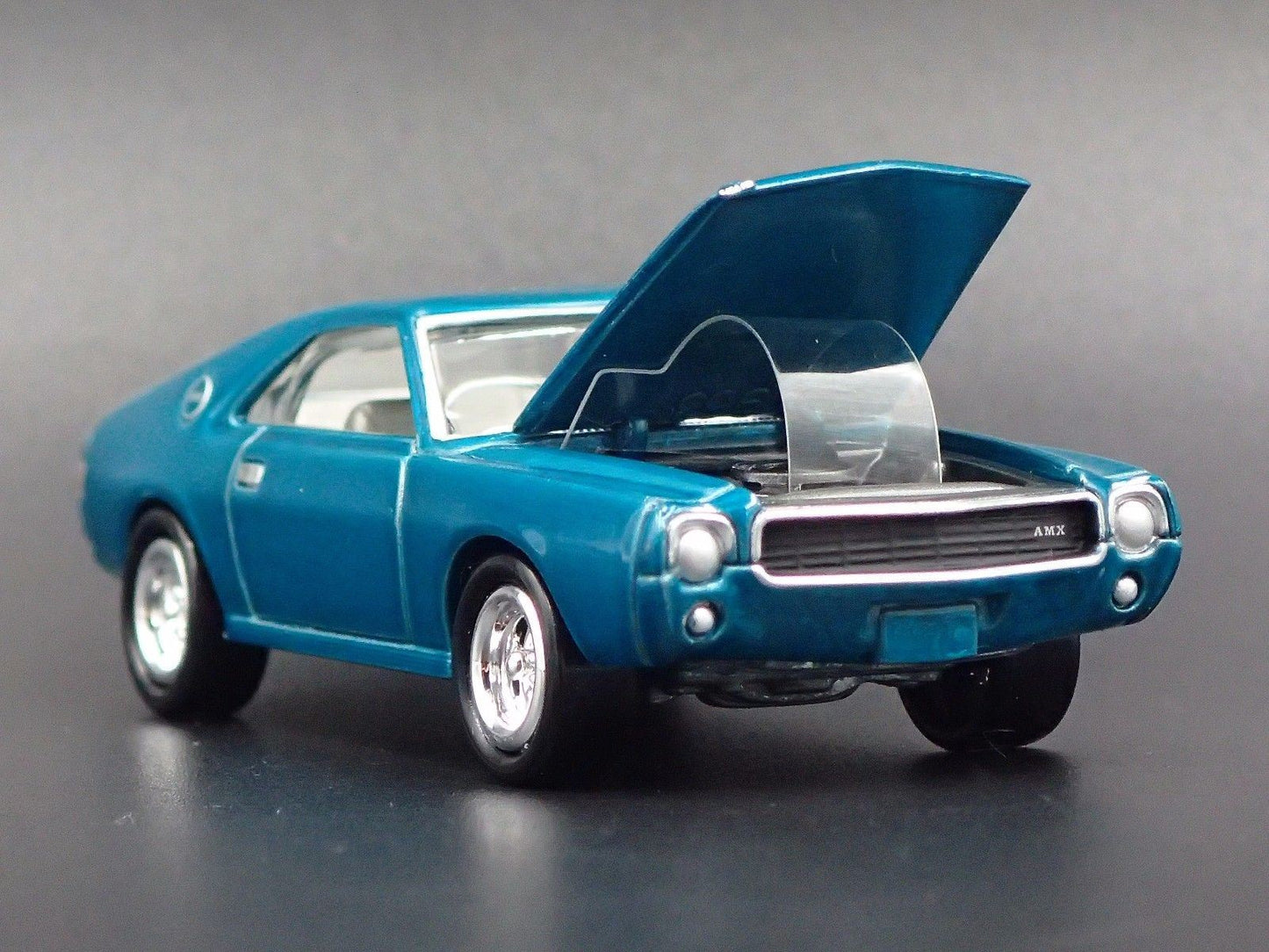 1969 AMC AMX RARE 1:64 COLLECTIBLE DIORAMA DIECAST MODEL CAR