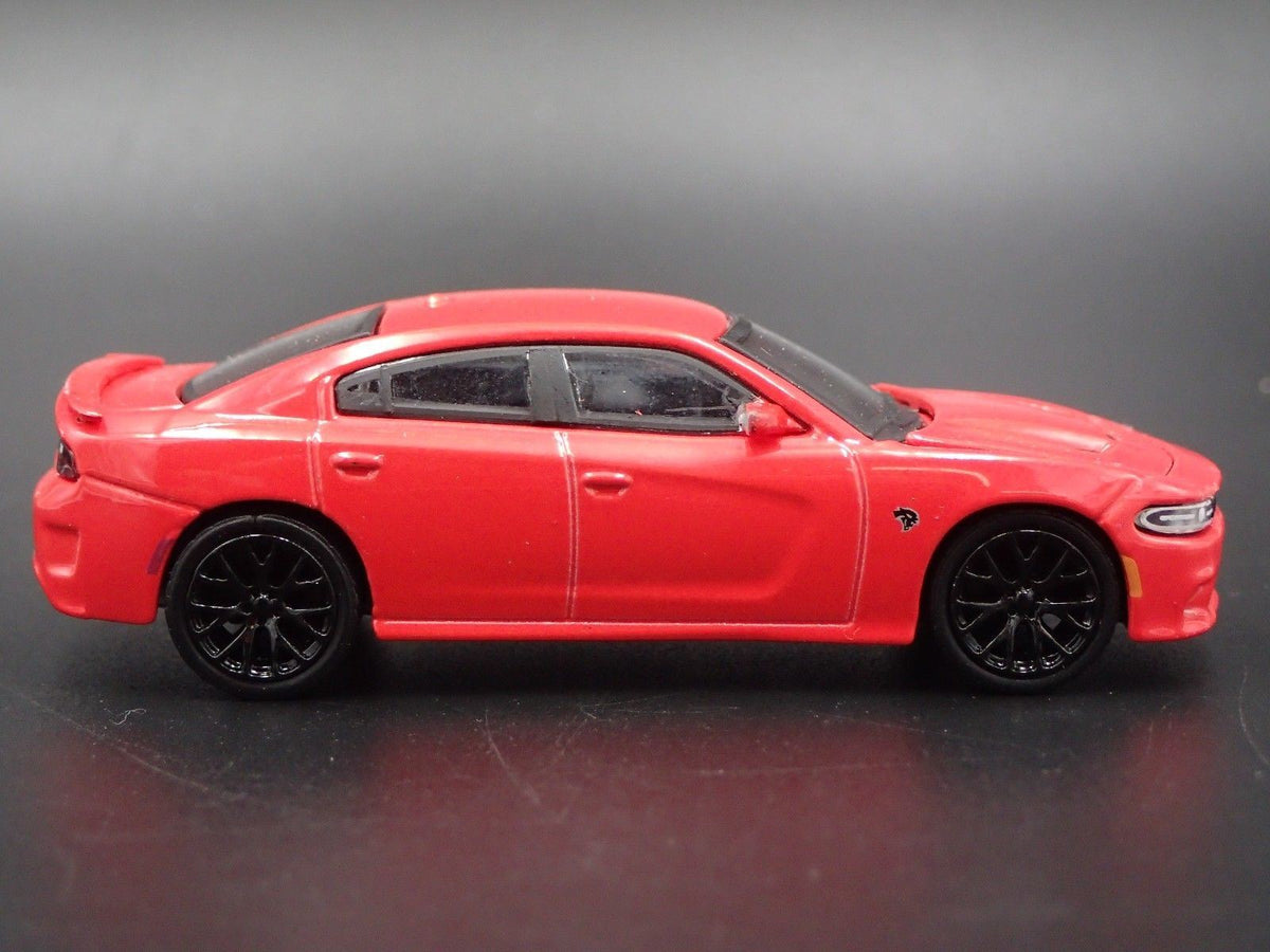 2016 DODGE CHARGER SRT HELLCAT RED 1/64 SCALE COLLECTIBLE DIECAST MODEL CAR