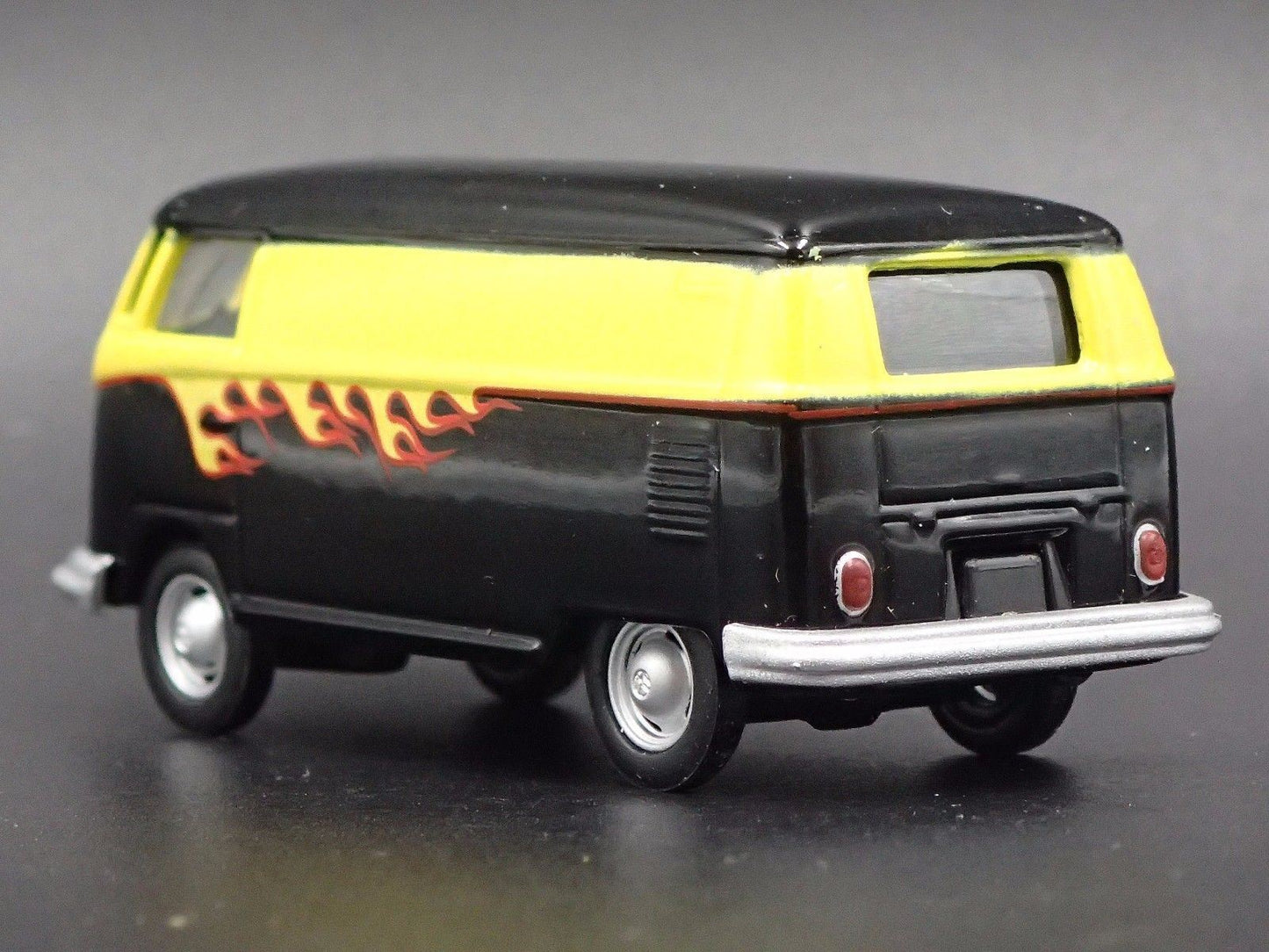 1950-1967 VW VOLKSWAGEN TYPE 2 T1 PANEL VAN BLACK 1:64 SCALE DIECAST MODEL CAR