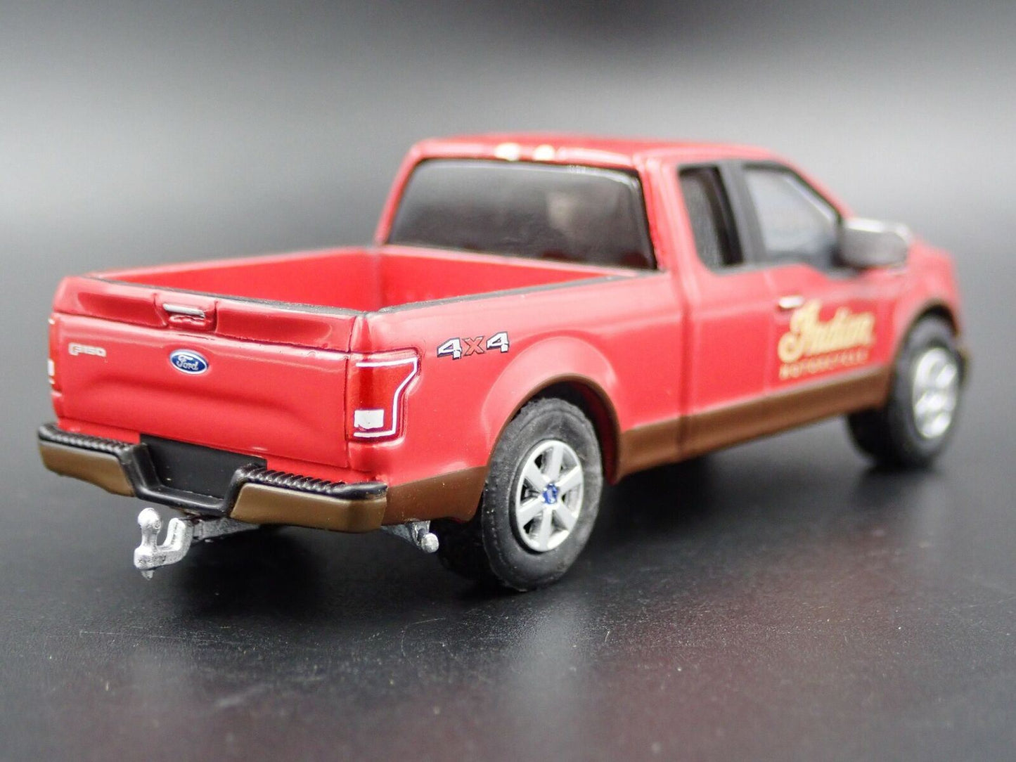 2015 - 2020 FORD F150 TRUCK INDIAN MOTORCYCLE HITCH 1:64 SCALE DIECAST MODEL CAR