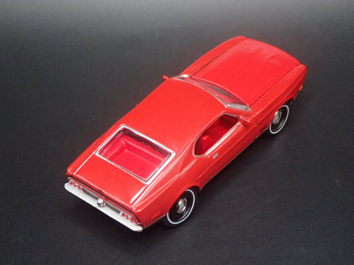 1971 71 FORD MUSTANG MACH 1 007 RED 1/64 SCALE COLLECTIBLE DIECAST MODEL CAR