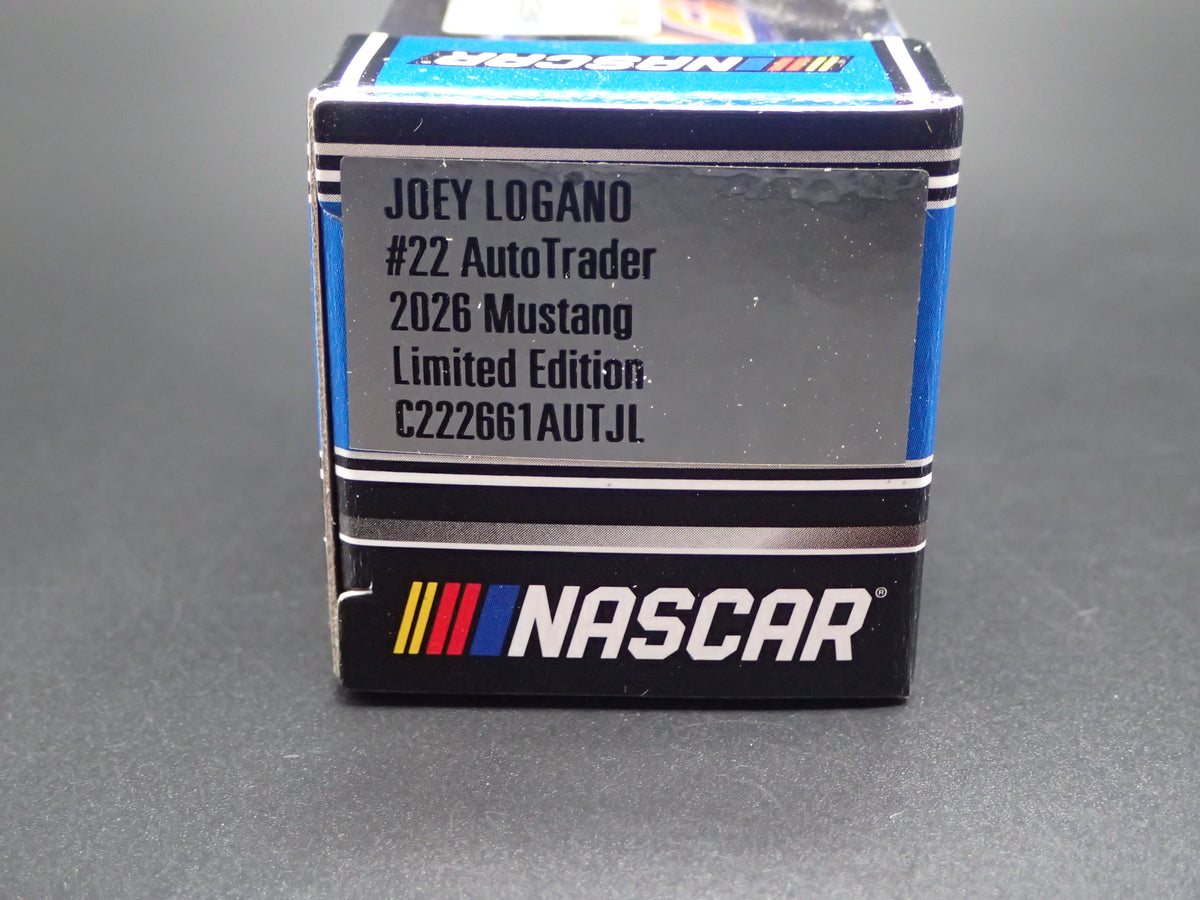 2026 26 FORD MUSTANG 22 JOEY LOGANO AUTOTRADER NASCAR 1:64 SCALE DIECAST CAR