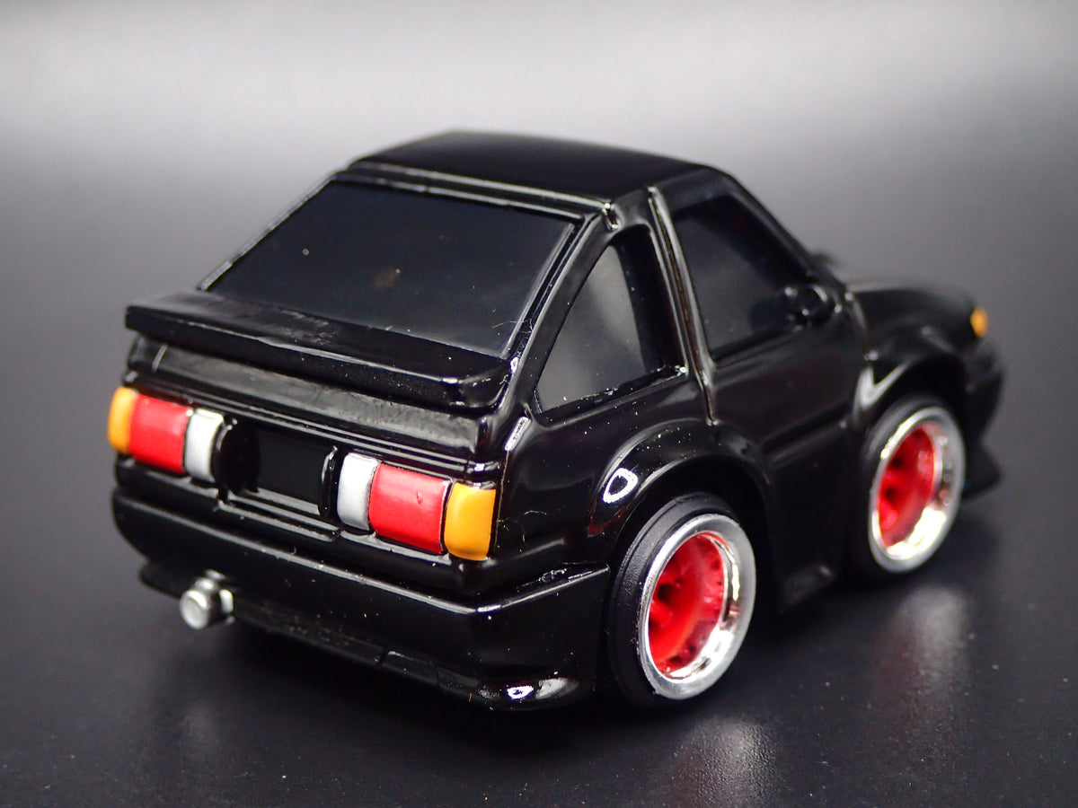 1983-1987 TOYOTA SPRINTER CAR TUNED JDM BLACK 1/64 SCALE DIECAST MODEL CAR
