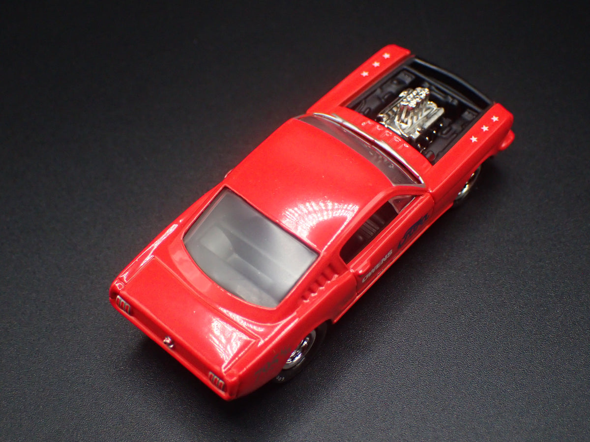 1965 65 FORD MUSTANG FASTBACK RED 1:64 SCALE COLLECTIBLE DIECAST MODEL CAR
