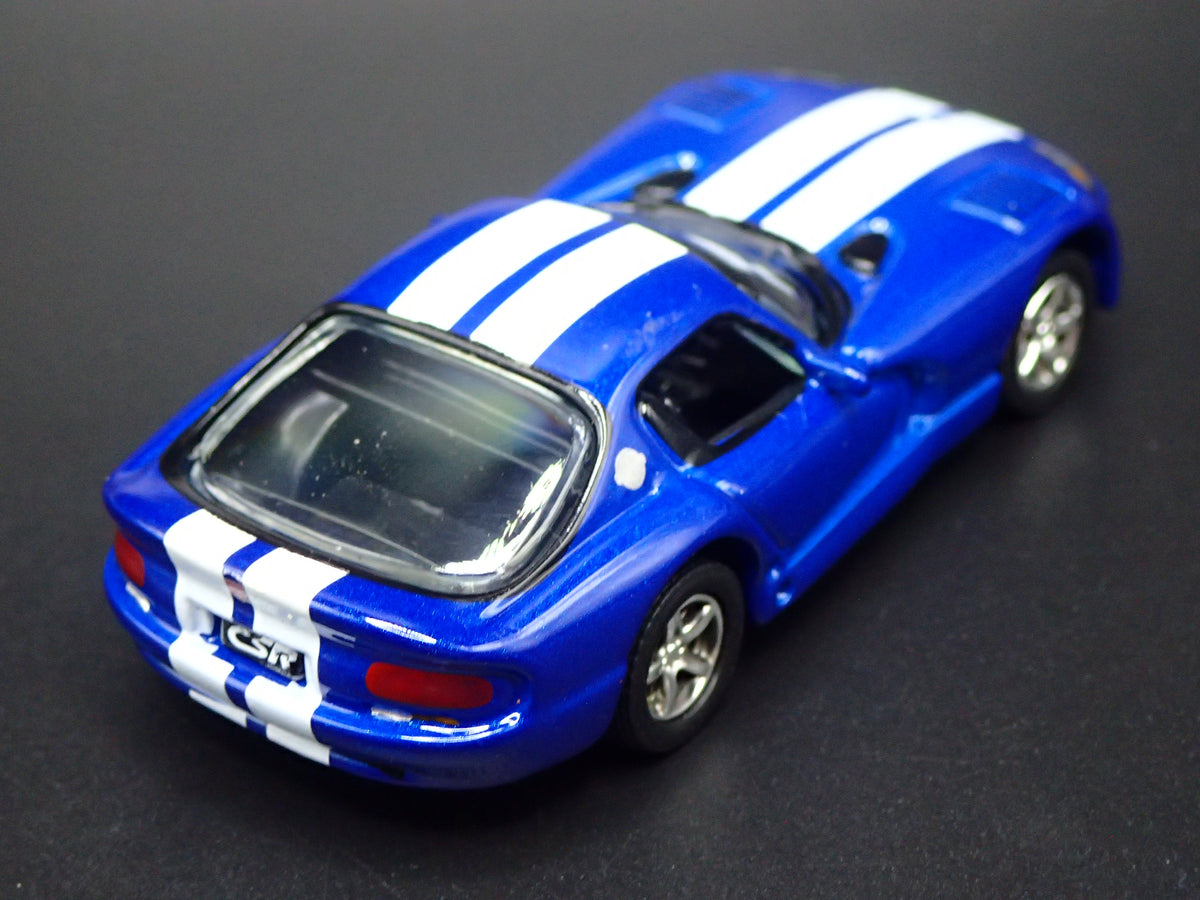1996-2002 DODGE VIPER GTS BLUE 1:64 SCALE COLLECTIBLE DIORAMA DIECAST MODEL CAR