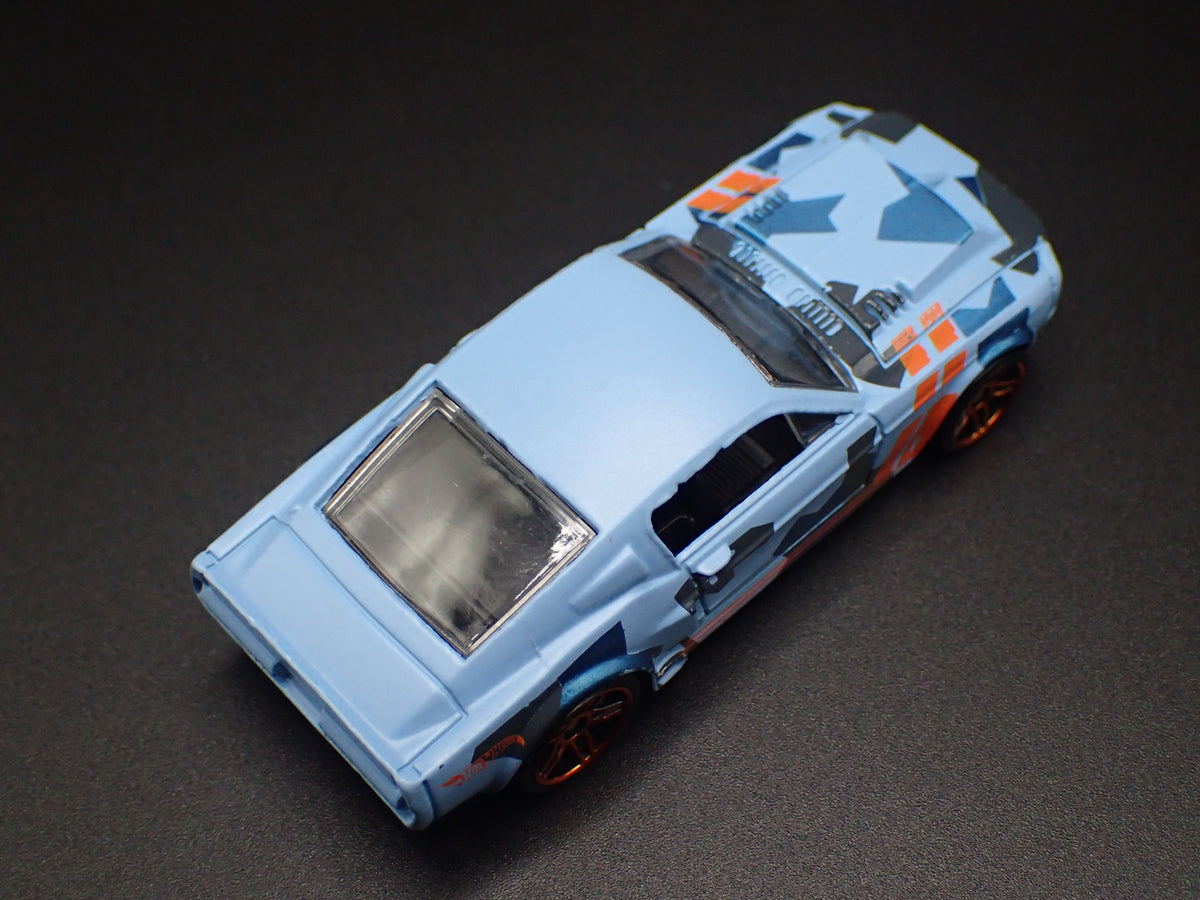 1967 67 FORD MUSTANG SHELBY GT500 FASTBACK BLUE 1:64 SCALE DIECAST MODEL CAR