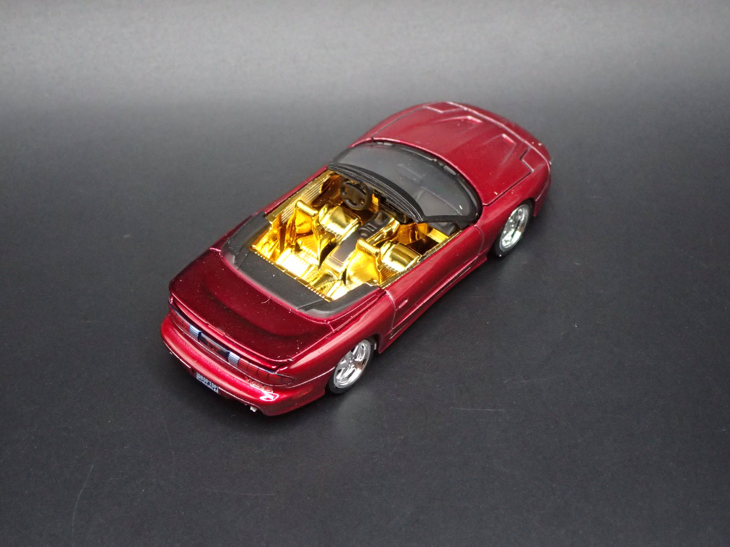 1996 PONTIAC FIREBIRD TA CONVERTIBLE AUTO WORLD ULTRA RED CHASE 1/64 DIECAST CAR