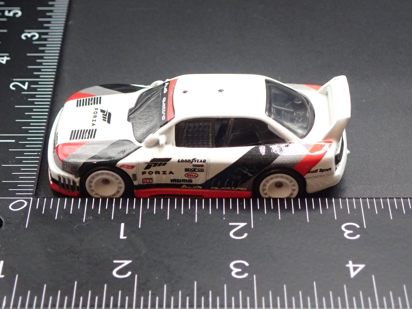 AUDI 90 QUATTRO IMSA RACE CAR 1:64 SCALE COLLECTIBLE DIORAMA DIECAST MODEL CAR