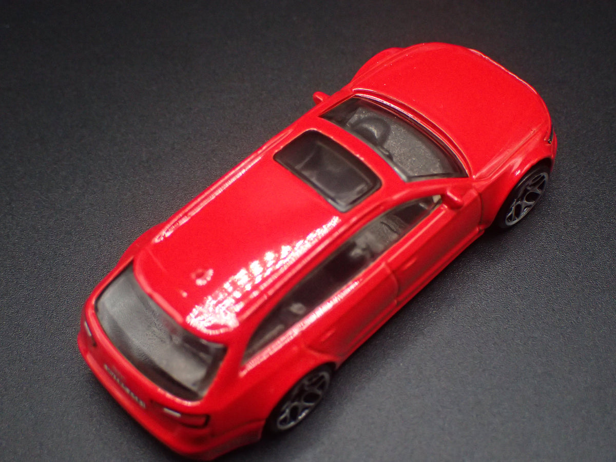 2013-2018 AUDI AVANT RS6 STATION WAGON RED 1/64 SCALE DIORAMA DIECAST MODEL CAR