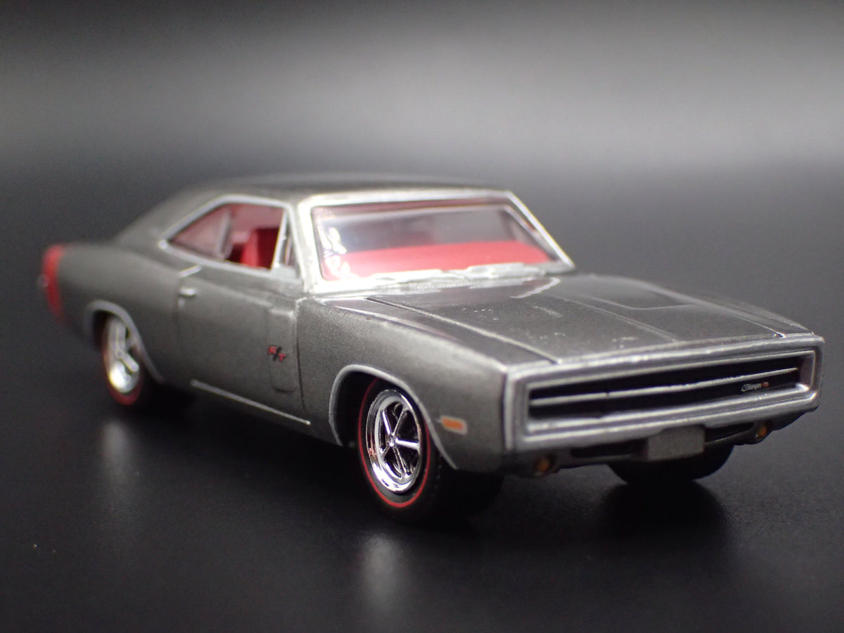 1970 70 DODGE CHARGER R/T SILVER 1:64 SCALE COLLECTIBLE DIECAST MODEL CAR