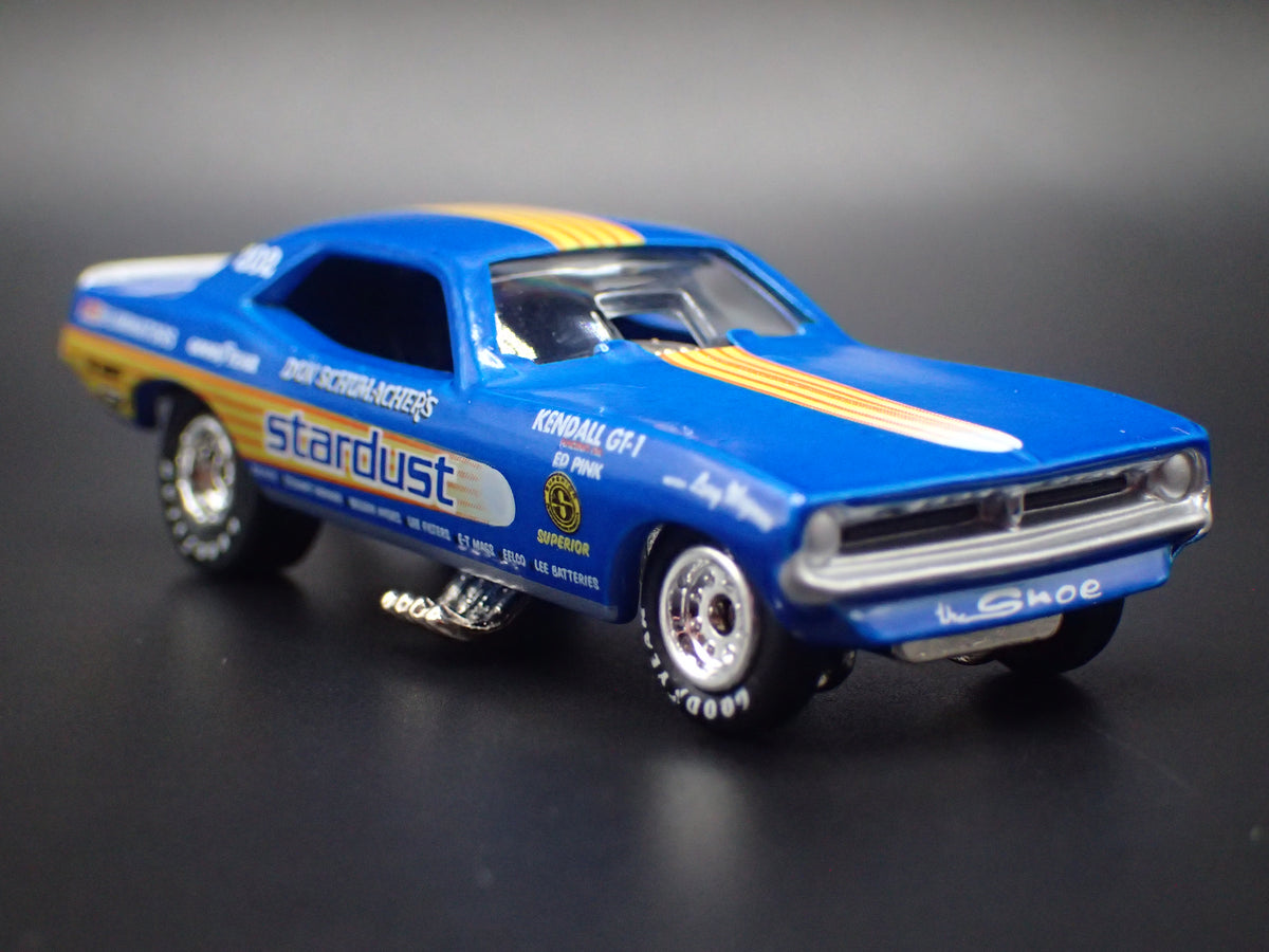1970 70 PLYMOUTH DUSTER NHRA FUNNY CAR STARDUST 1/64 SCALE DIECAST MODEL CAR