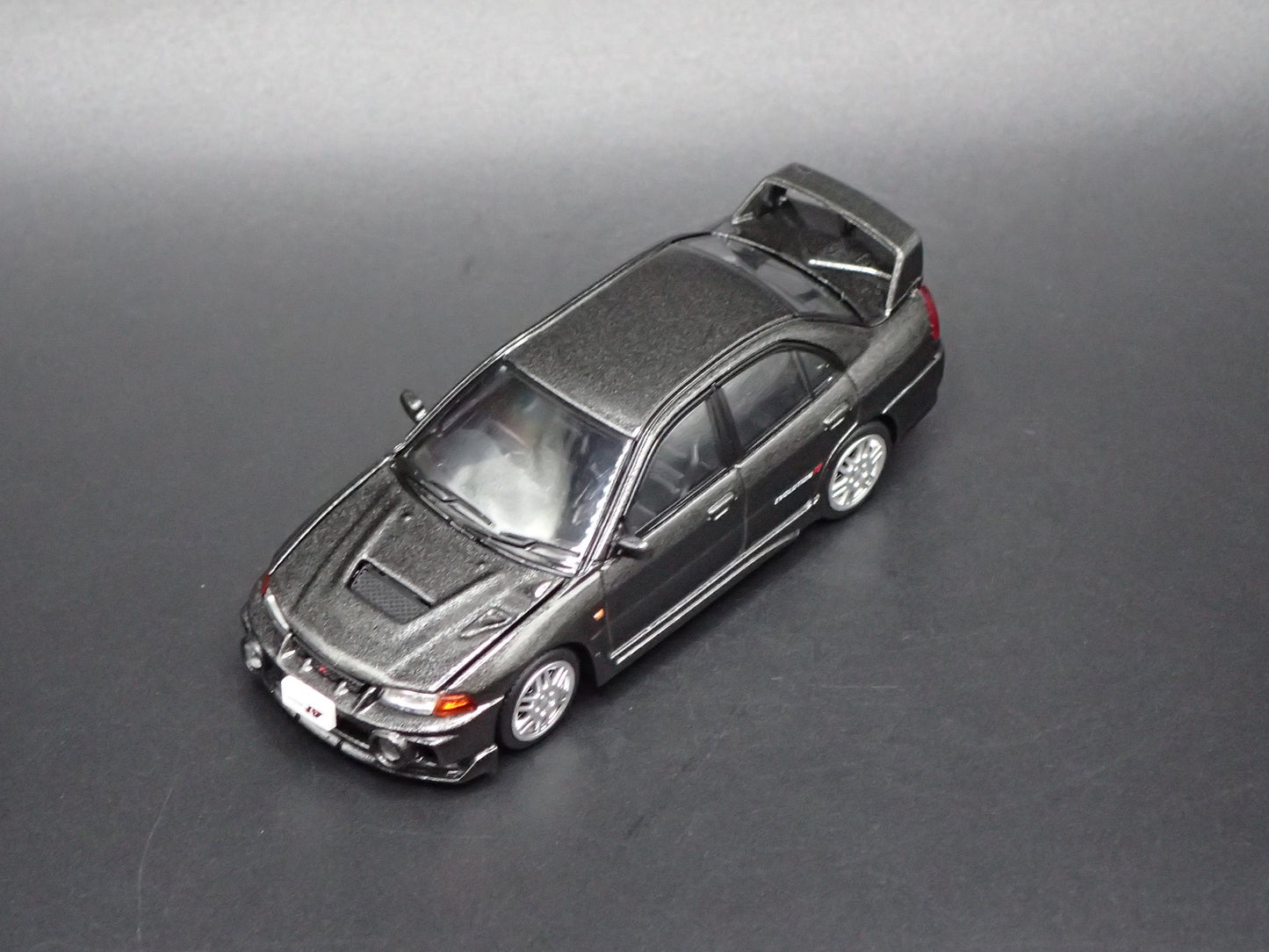 1996-1998 MITSUBISHI LANCER EVOLUTION EVO IV GRAY 1:64 SCALE DIECAST MODEL CAR