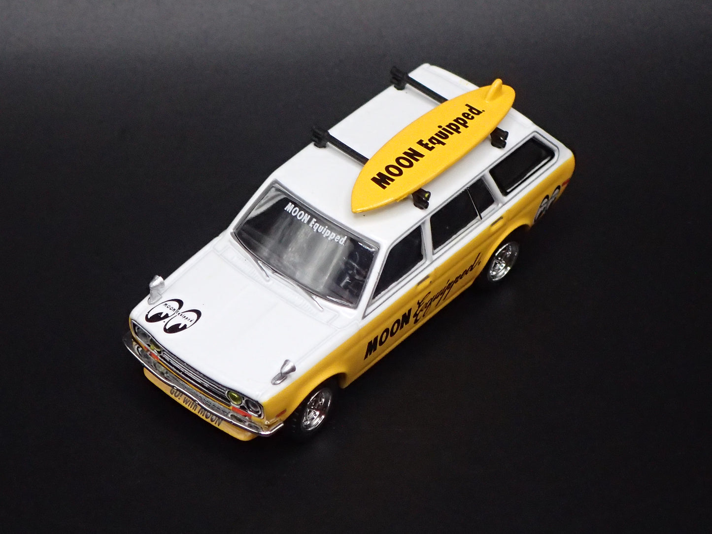 1968-1973 DATSUN 510 STATION WAGON MOONEYES 1:64 SCALE DIECAST MODEL CAR