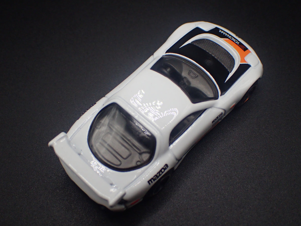 1992-2002 MAZDA RX7 JDM WHITE 1:64 SCALE COLLECTIBLE DIORAMA DIECAST MODEL CAR