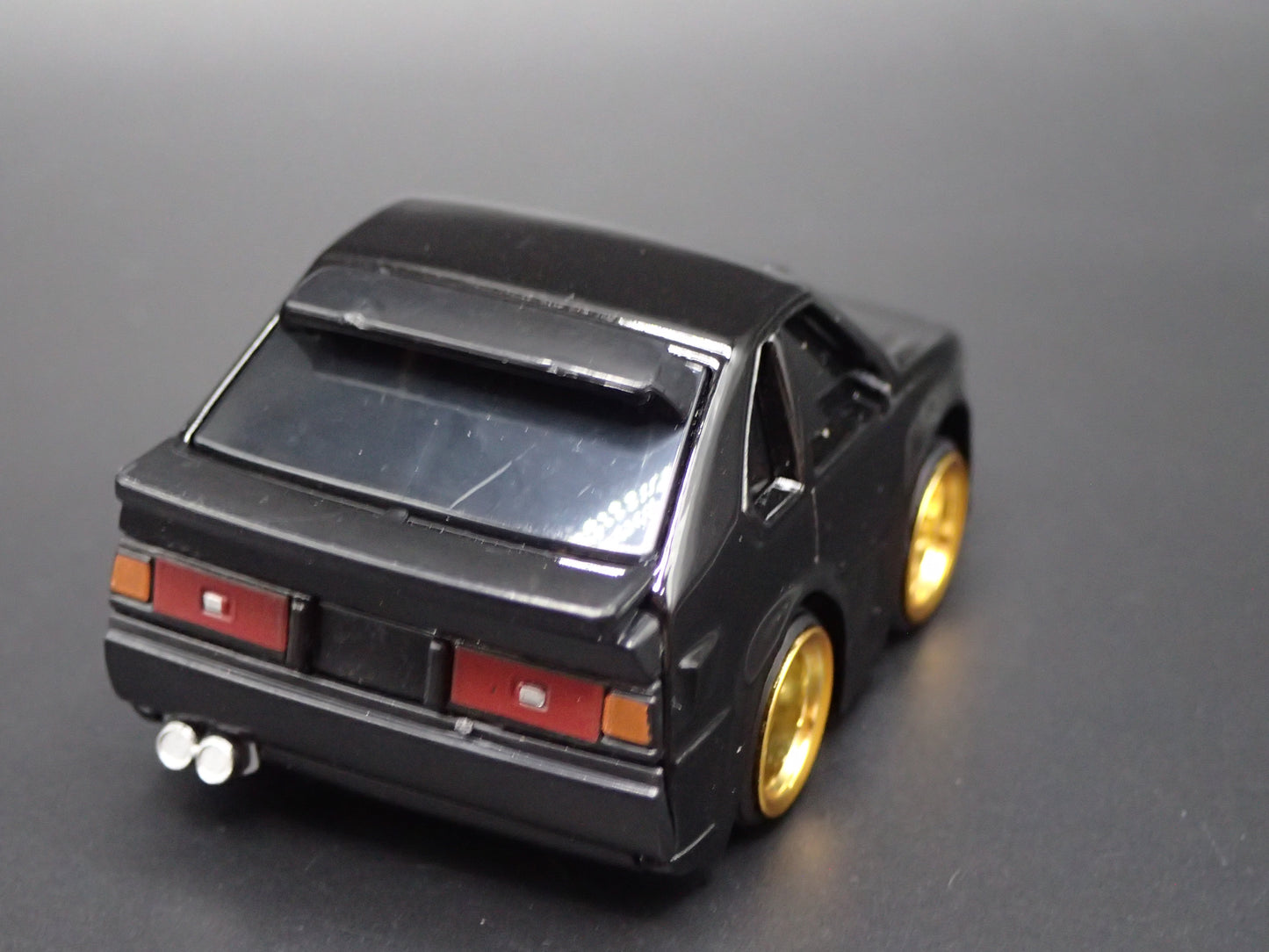 1982-1986 TOYOTA CELICA SUPRA CAR TUNED BLACK JDM 1/64 SCALE DIECAST MODEL CAR