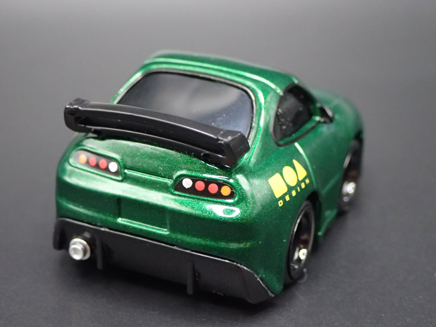 1993-2002 TOYOTA SUPRA CAR TUNED GREEN JDM 1/64 SCALE DIORAMA DIECAST MODEL CAR