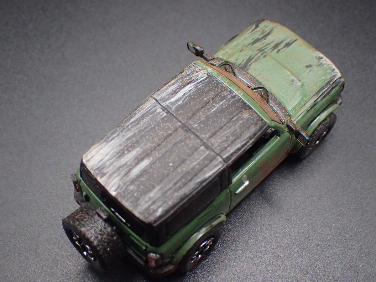 2021-2026 FORD BRONCO 2 FOUR DOOR CUSTOM MUDDY 1:64 SCALE DIECAST MODEL CAR