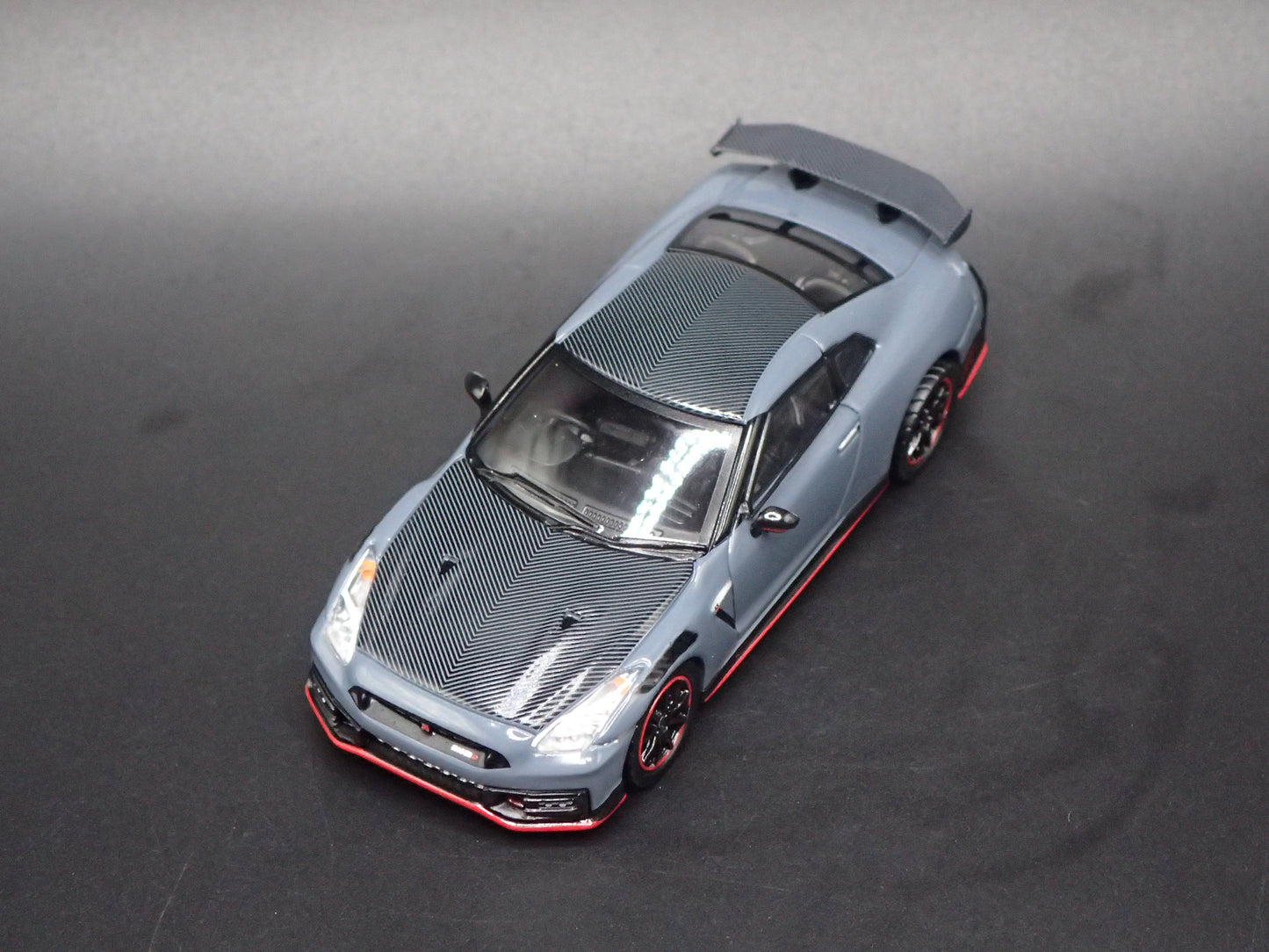 2023-2025 NISSAN GTR R35 SKYLINE NISMO GRAY 1:64 SCALE DIECAST MODEL CAR