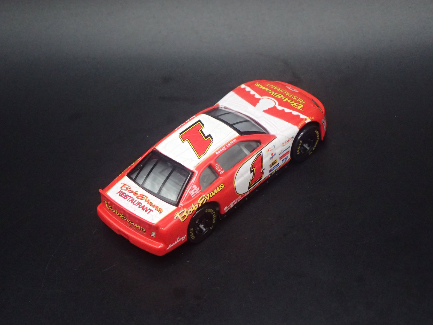 1999 CHEVY MONTE CARLO 1 RANDY LAJOIE WEATHERED PAINT NASCAR 1:64 SCALE DIECAST CAR