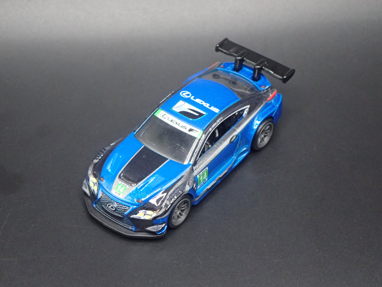 2015-2025 LEXUS RC F GT3 RACING BLUE 1/64 SCALE COLLECTIBLE DIECAST MODEL CAR