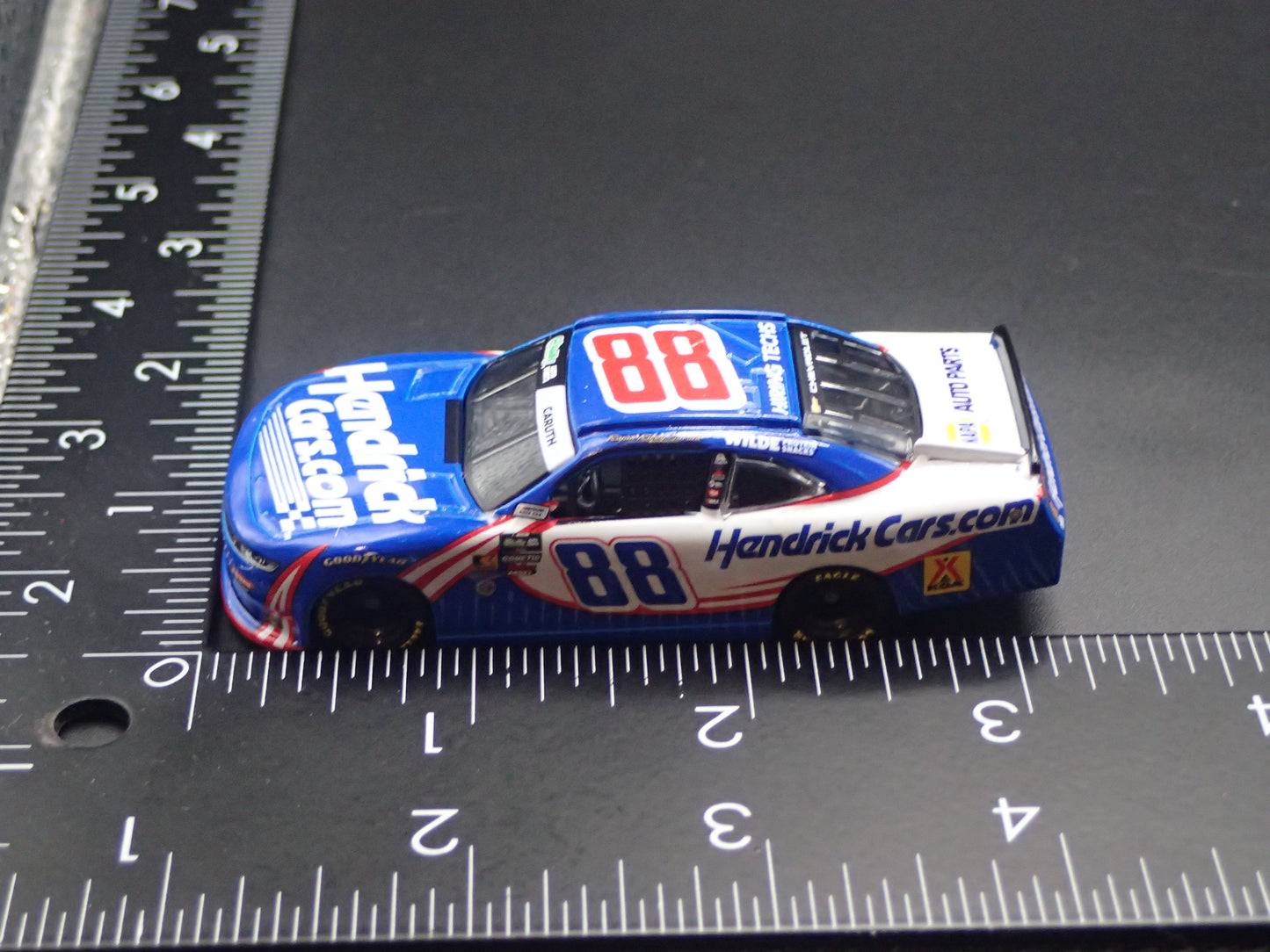 2026 CHEVROLET 88 RAJAH CARUTH HENDRICKCARS.COM NASCAR 1:64 SCALE DIECAST CAR