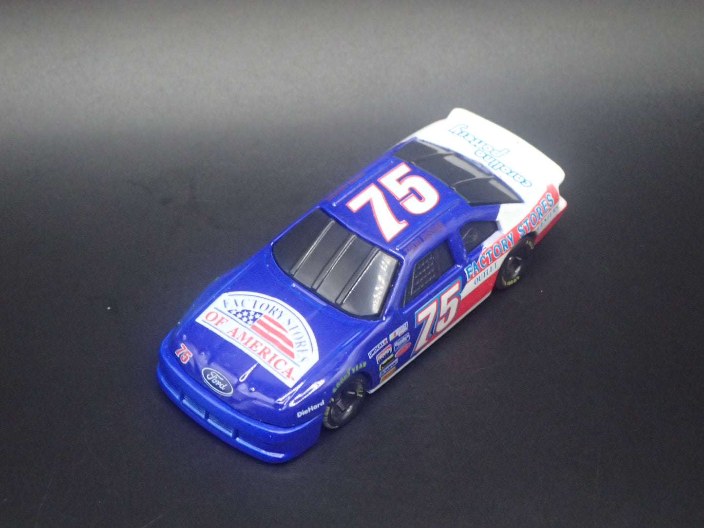 1994 94 FORD THUNDERBIRD 75 TODD BODINE NASCAR WEATHERED 1:64 SCALE DIECAST CAR