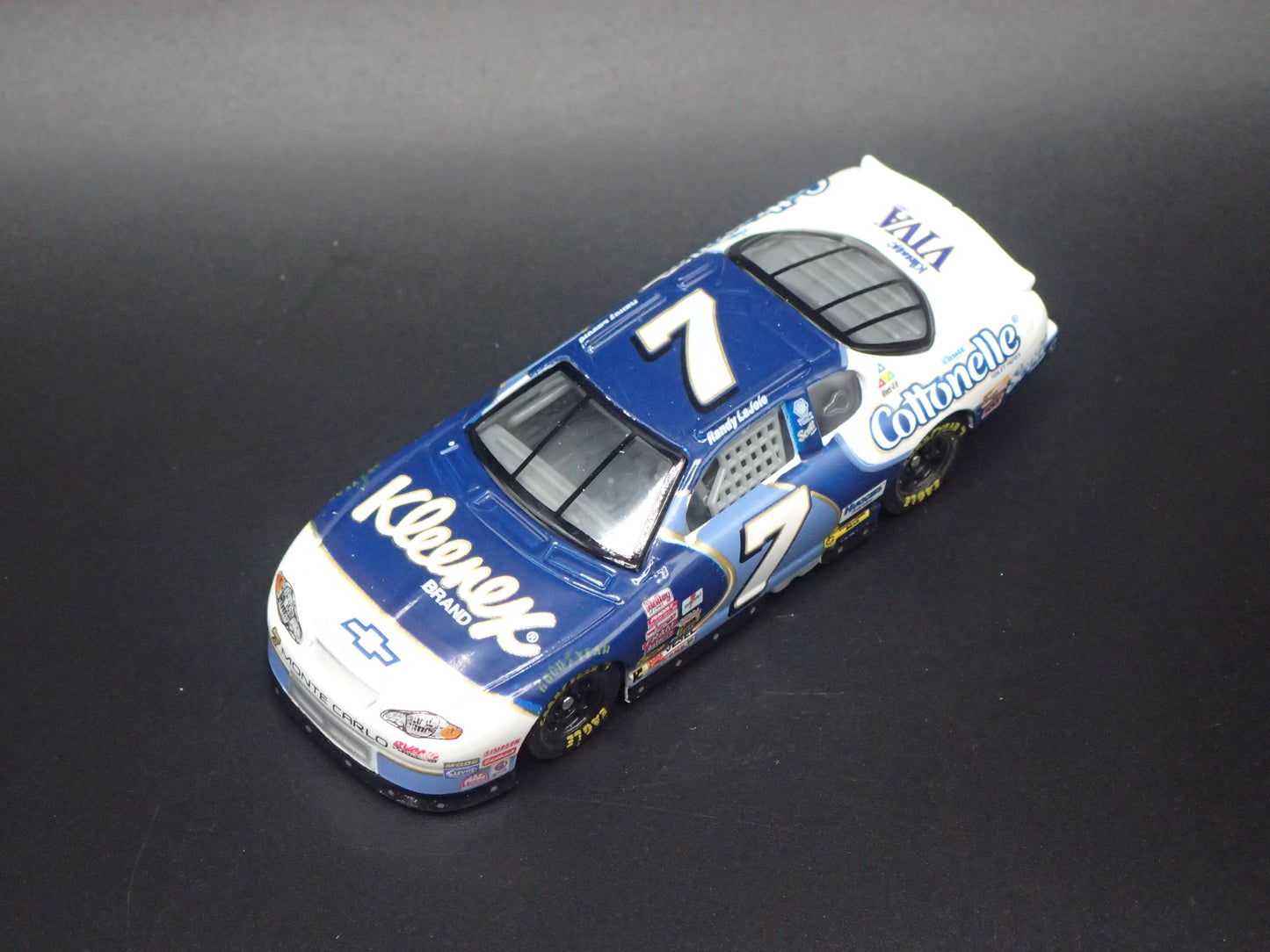 2001 01 CHEVROLET MONTE CARLO 7 RANDY LAJOIE NASCAR 1:64 SCALE DIECAST MODEL CAR