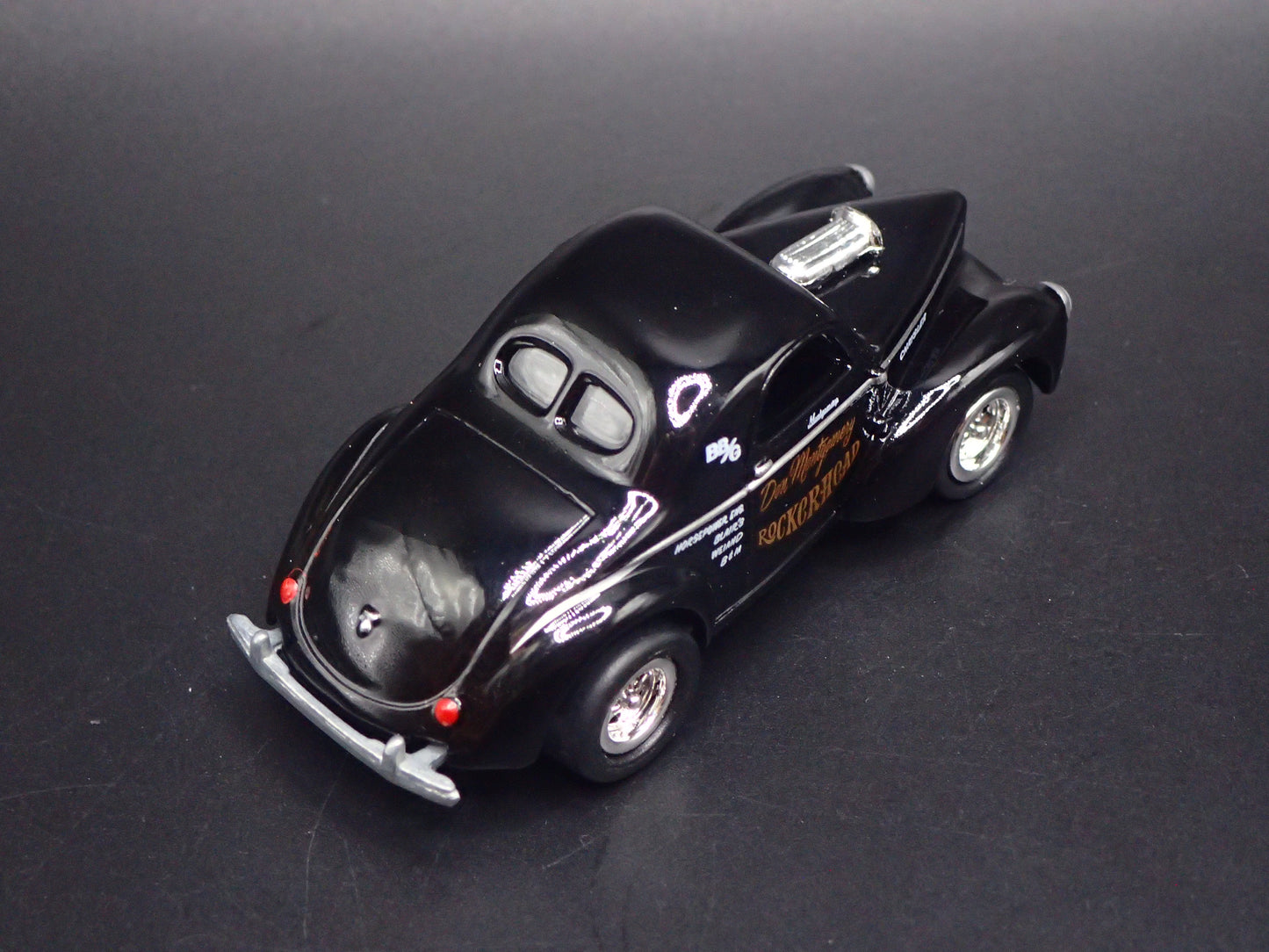 1941 41 WILLY'S COUPE ROCKERHEAD NHRA 1:64 SCALE DIORAMA DIECAST MODEL CAR