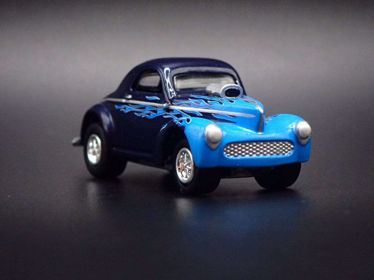 1941 41 WILLY'S COUPE BLUE RARE 1:64 COLLECTIBLE DIORAMA DIECAST MODEL CAR
