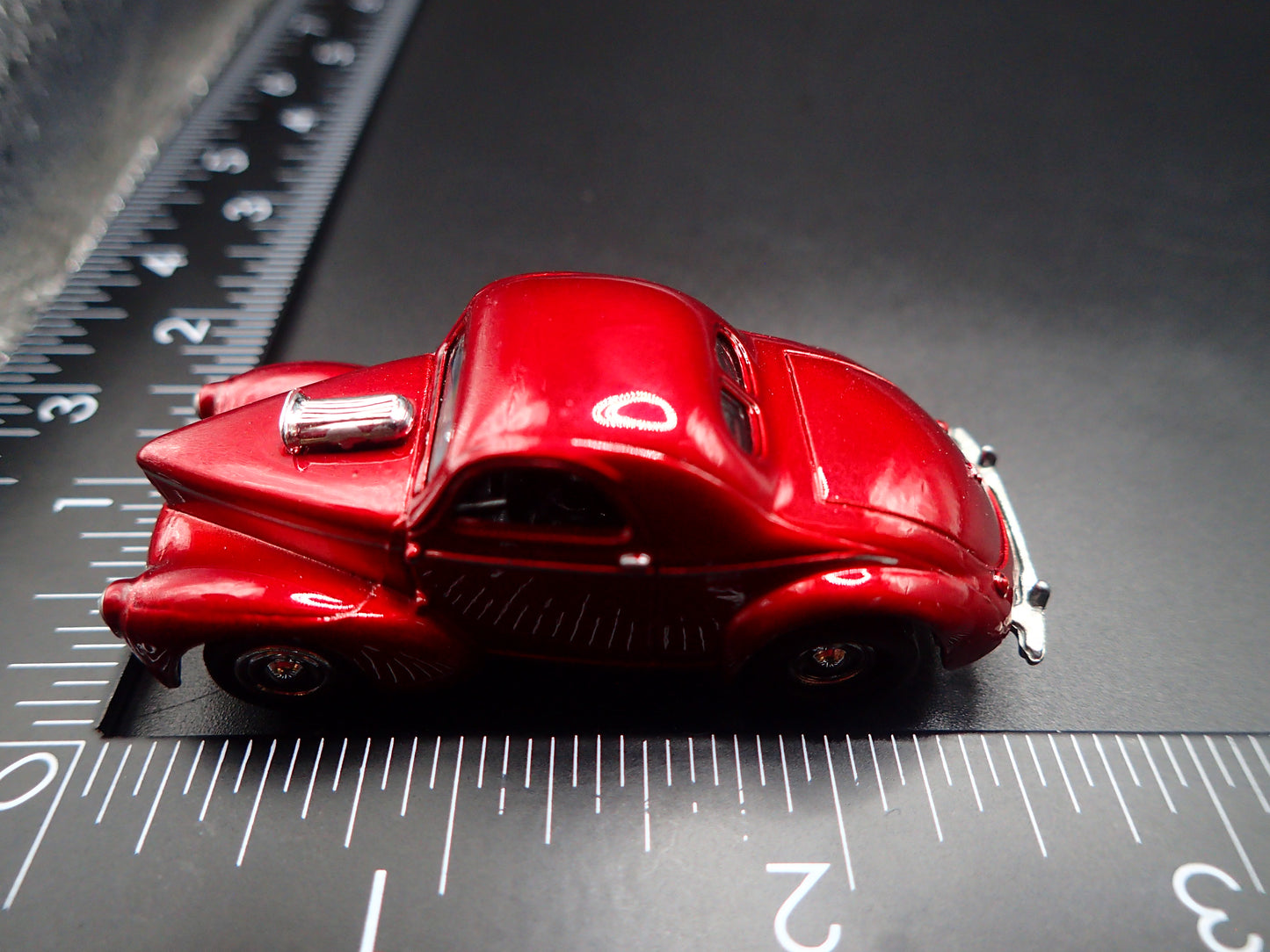 1940 40 WILLY'S COUPE NHRA BURGUNDY 1:64 SCALE COLLECTIBLE DIECAST MODEL CAR
