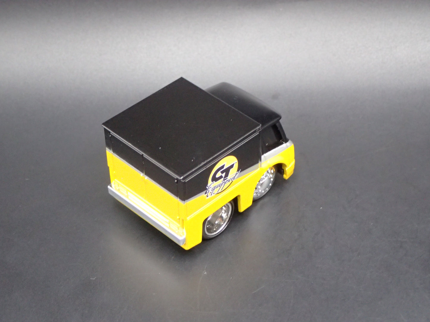 CT CAR TUNED BOX TRUCK YELLOW 1/64 SCALE COLLECTIBLE DIORAMA DIECAST MODEL CAR