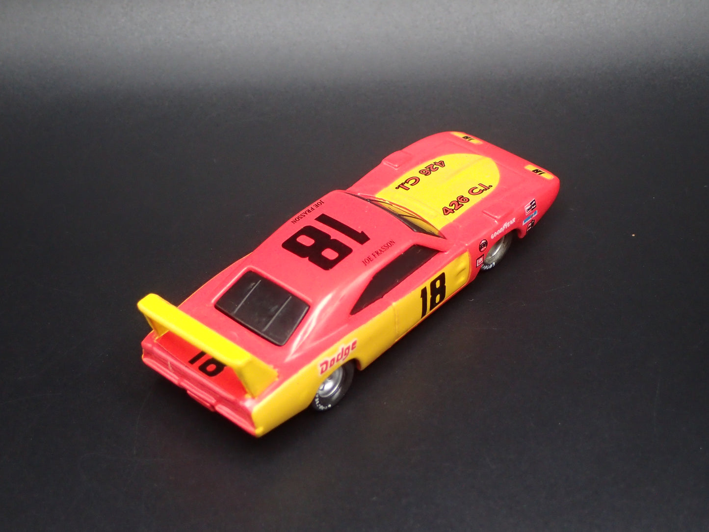 1969 69 DODGE CHARGER DAYTONA 18 JOE FRASSON NASCAR 1:64 SCALE DIECAST MODEL CAR