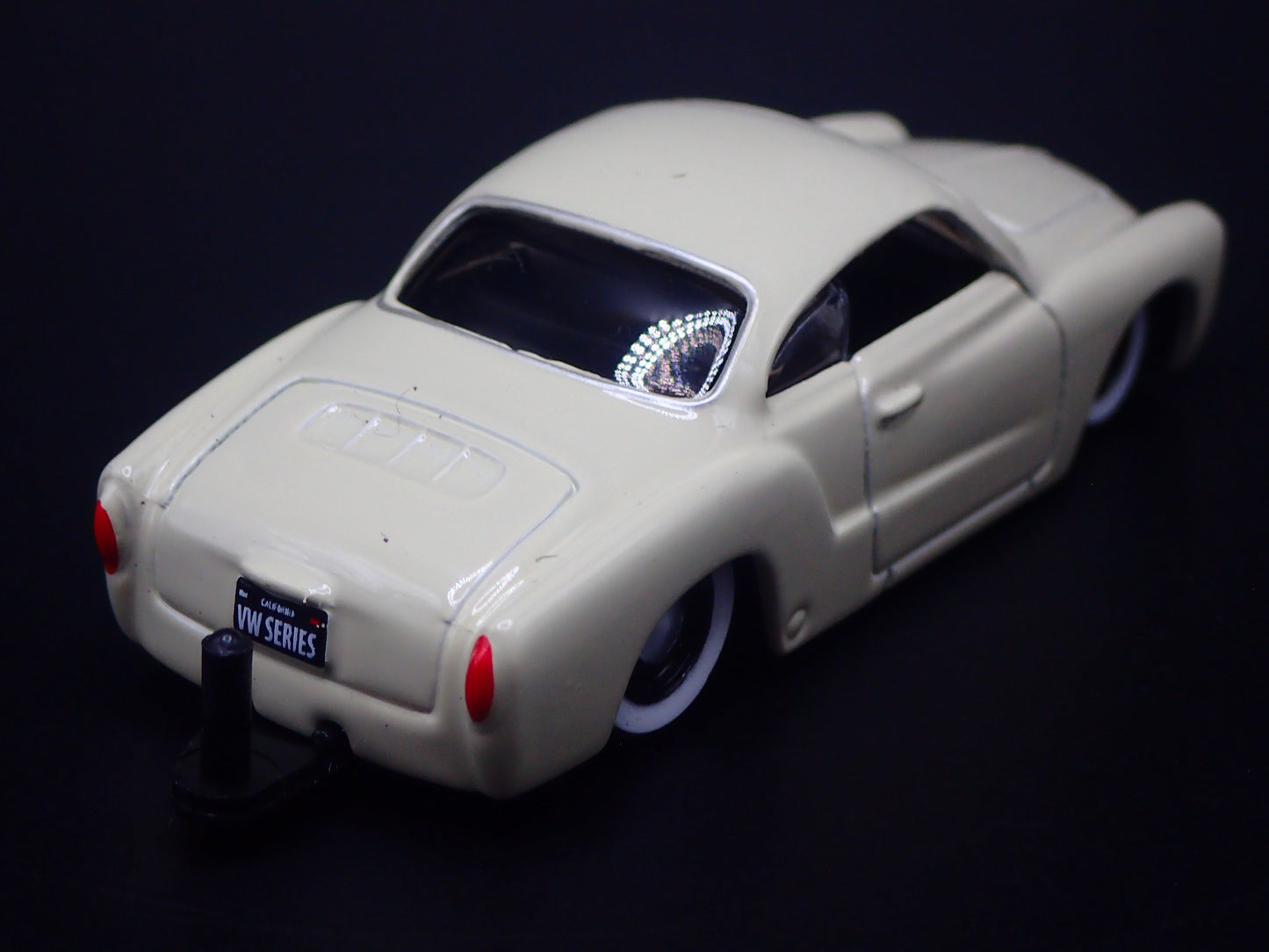 1960-1969 VOLKSWAGEN VW KARMANN GHIA w HITCH 1:64 SCALE DIECAST MODEL CAR