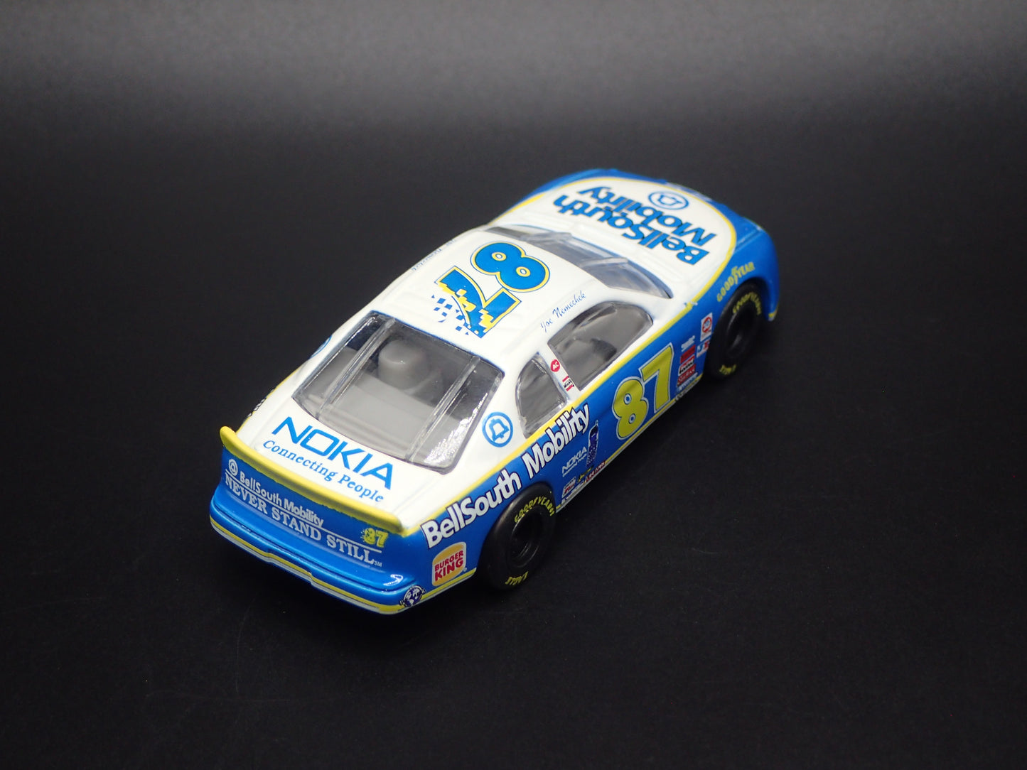 1996 CHEVY CHEVROLET MONTE CARLO 87 JOE NEMECHEK NASCAR 1:64 SCALE DIECAST MODEL CAR