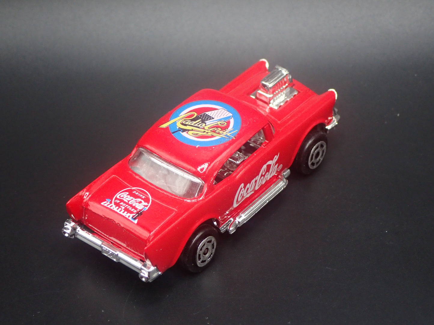 1957 CHEVROLET CHEVY BEL AIR COCA-COLA 1:64 SCALE COLLECTIBLE DIECAST MODEL CAR