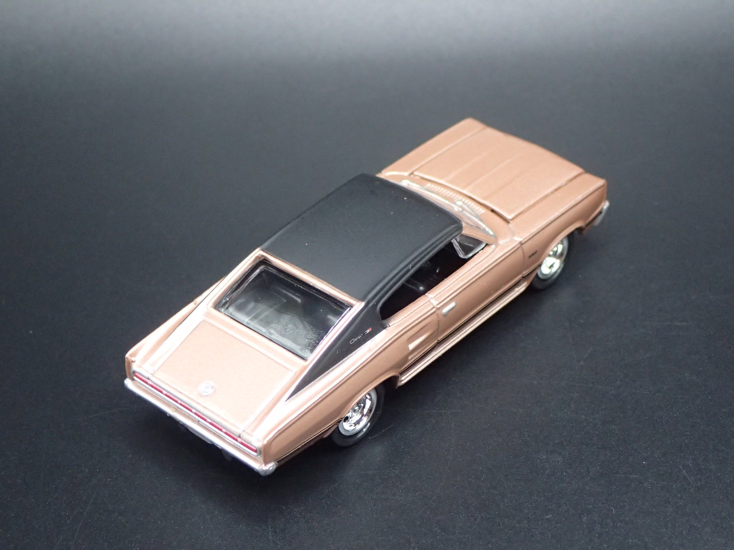 1966 66 DODGE CHARGER GOLD 1:64 SCALE COLLECTIBLE DIORAMA DIECAST MODEL CAR