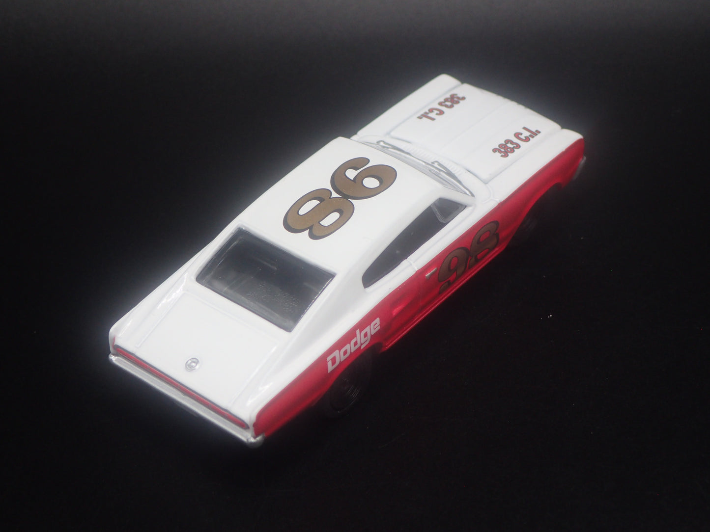 1966 66 DODGE CHARGER RED 1:64 SCALE COLLECTIBLE DIORAMA DIECAST MODEL CAR