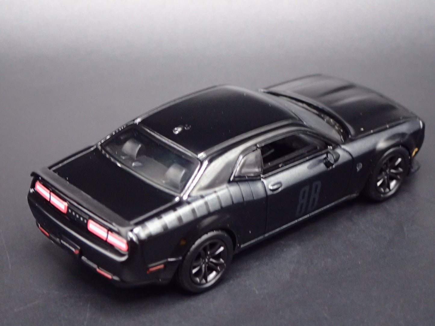 2011-2023 DODGE CHALLENGER SRT HELLCAT BLACK 1/64 SCALE DIECAST MODEL CAR