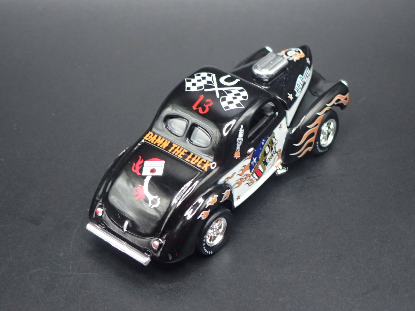 1941 WILLYS COUPE GASSER NHRA DRAG 1:64 SCALE COLLECTIBLE DIECAST MODEL CAR