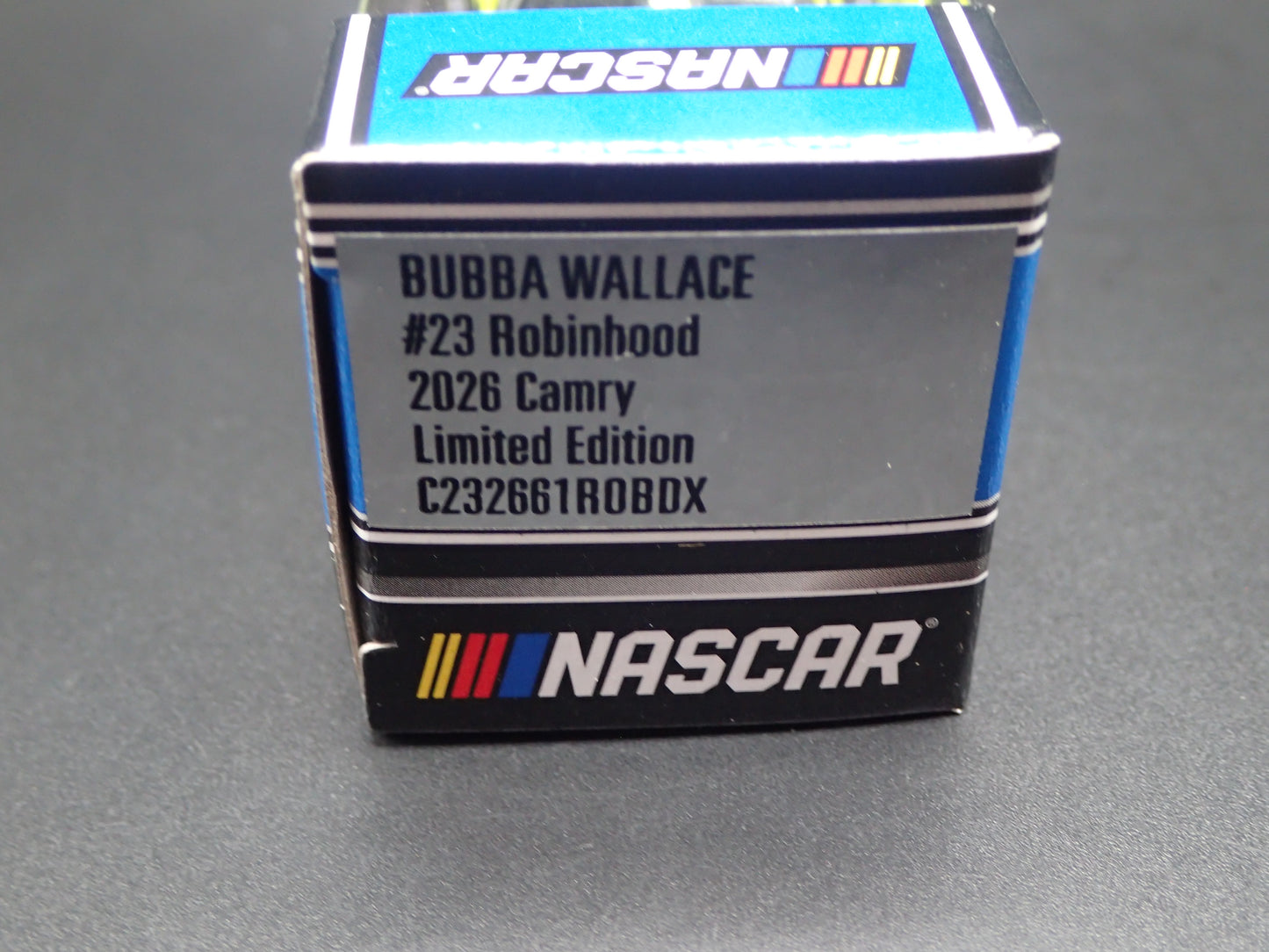 2026 TOYOTA CAMRY 23 BUBBA WALLACE ROBINHOOD NASCAR 1:64 SCALE DIECAST MODEL CAR