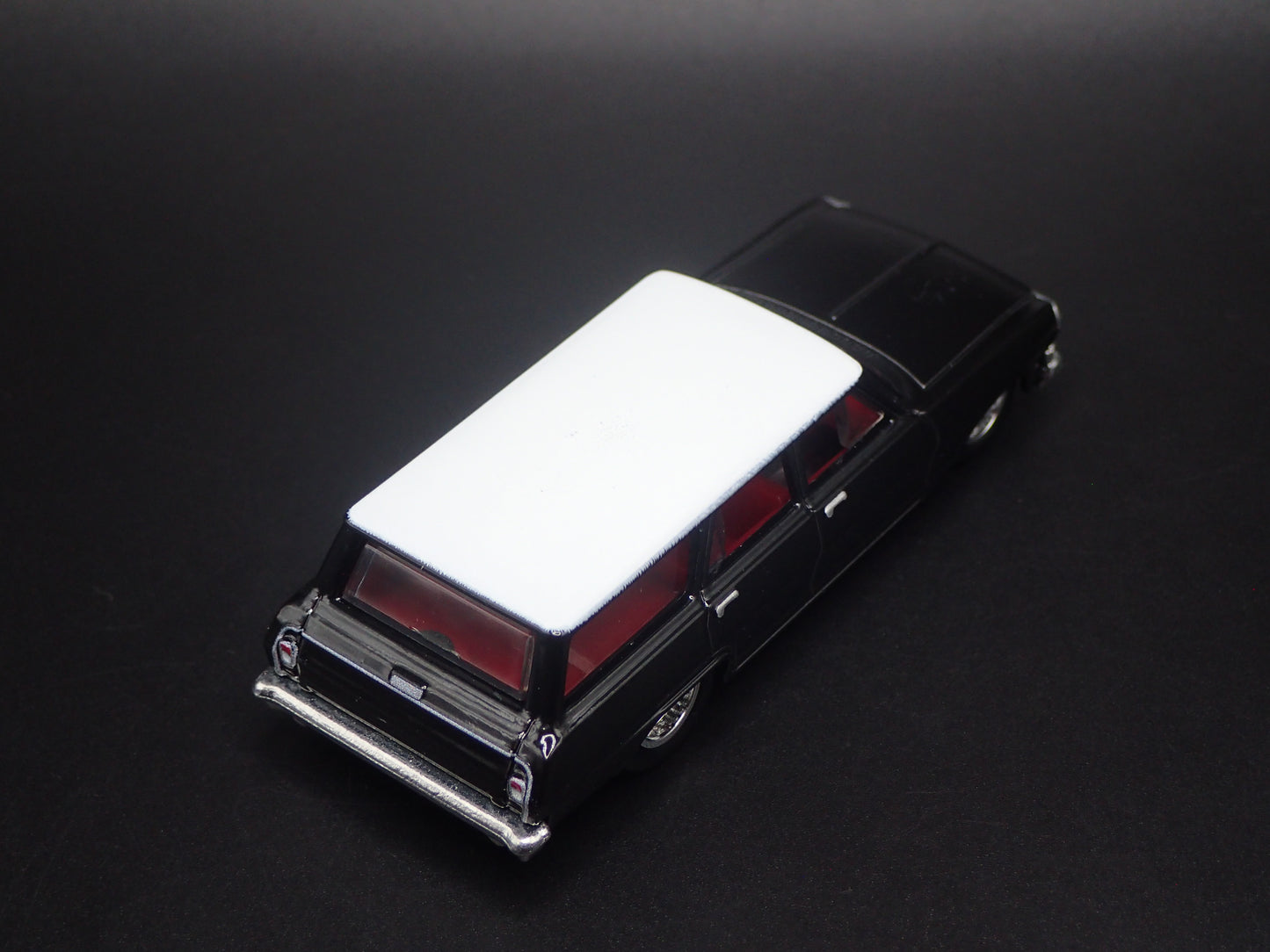 1964 CHEVY CHEVROLET NOVA II STATION WAGON BLACK 1:64 SCALE DIECAST MODEL CAR