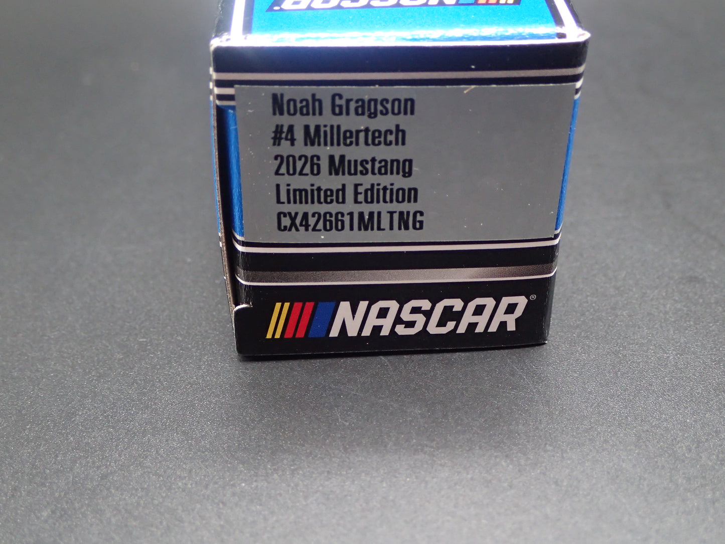 2026 26 FORD MUSTANG #4 NOAH GRAGSON MILLERTECH NASCAR 1:64 SCALE DIECAST CAR