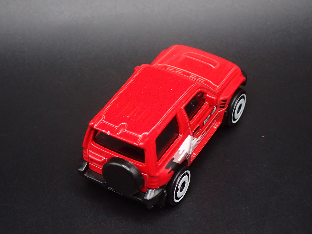 1997-1999 MITSUBISHI PAJERO EVOLUTION SUV RED 1:64 SCALE DIECAST MODEL CAR