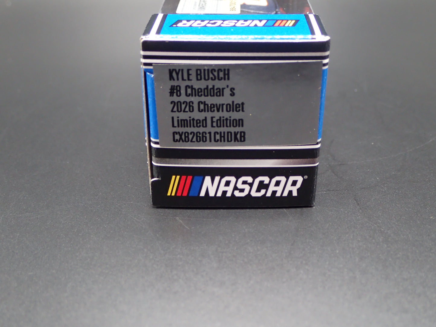 2026 26 CHEVROLET 8 KYLE BUSCH CHEDDARS NASCAR 1:64 DIECAST MODEL CAR