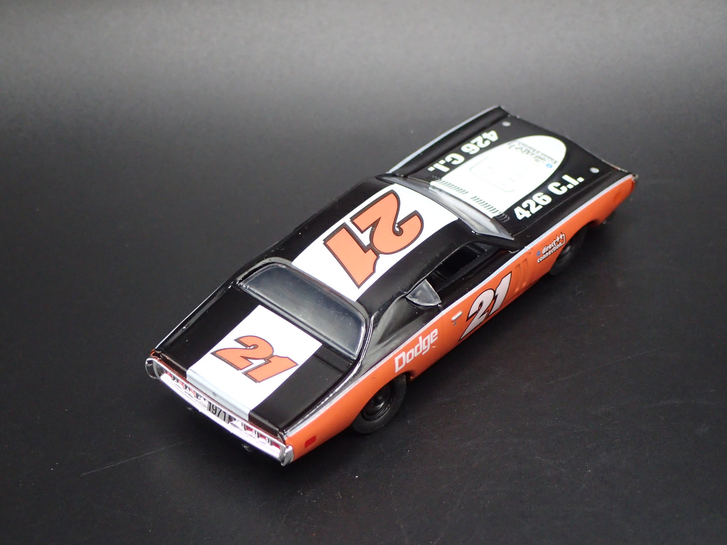1971 71 DODGE CHARGER R/T HEMI DIRECT CONNECTION 1/64 SCALE DIECAST CAR