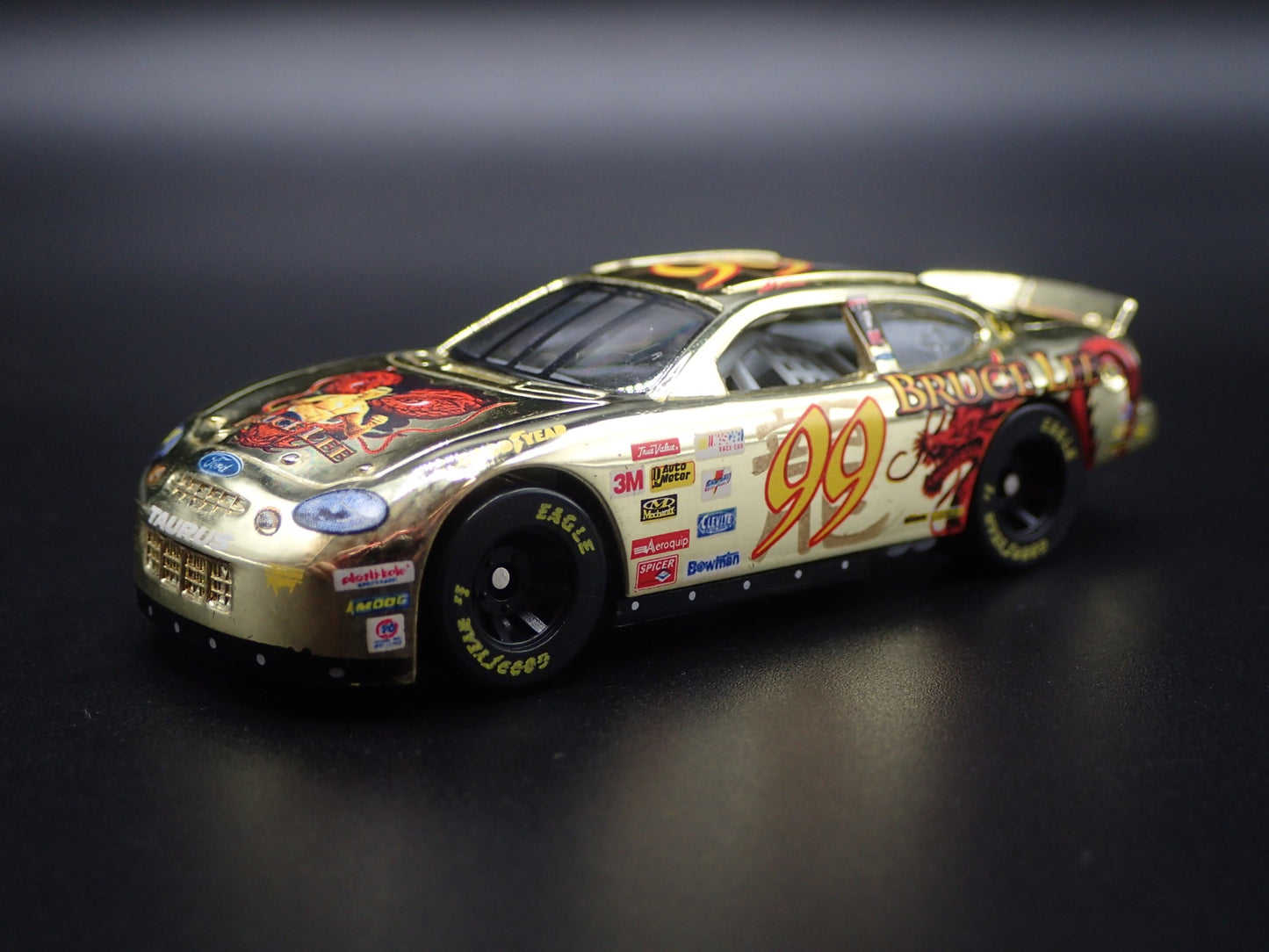 1999 99 FORD TAURUS NASCAR BRUCE LEE 99 JEFF BURTON 1/64 SCALE DIECAST MODEL CAR