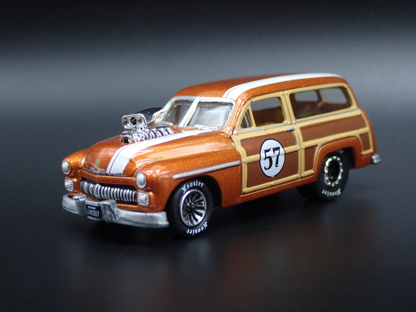 1950 50 MERC MERCURY WOODY WAGON COPPER 1:64 SCALE COLLECTIBLE DIECAST MODEL CAR