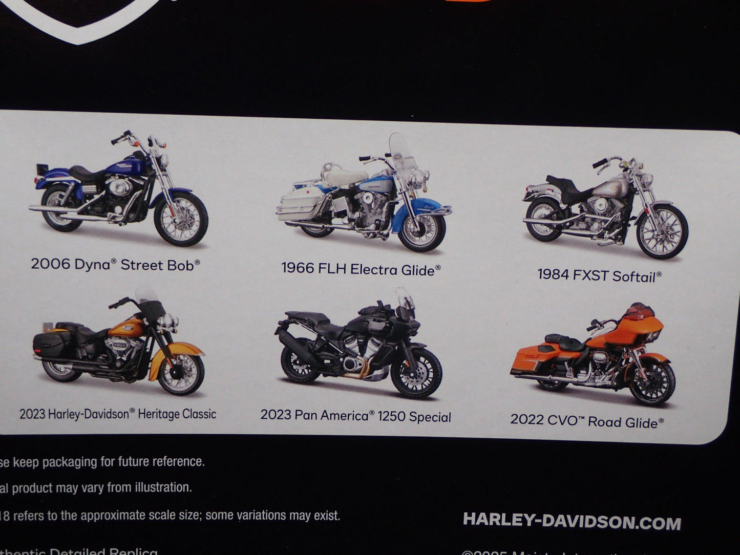 2023 23 PAN AMERICA 1250 HARLEY DAVIDSON MOTORCYCLE MAISTO SERIES 44 1/18 MODEL