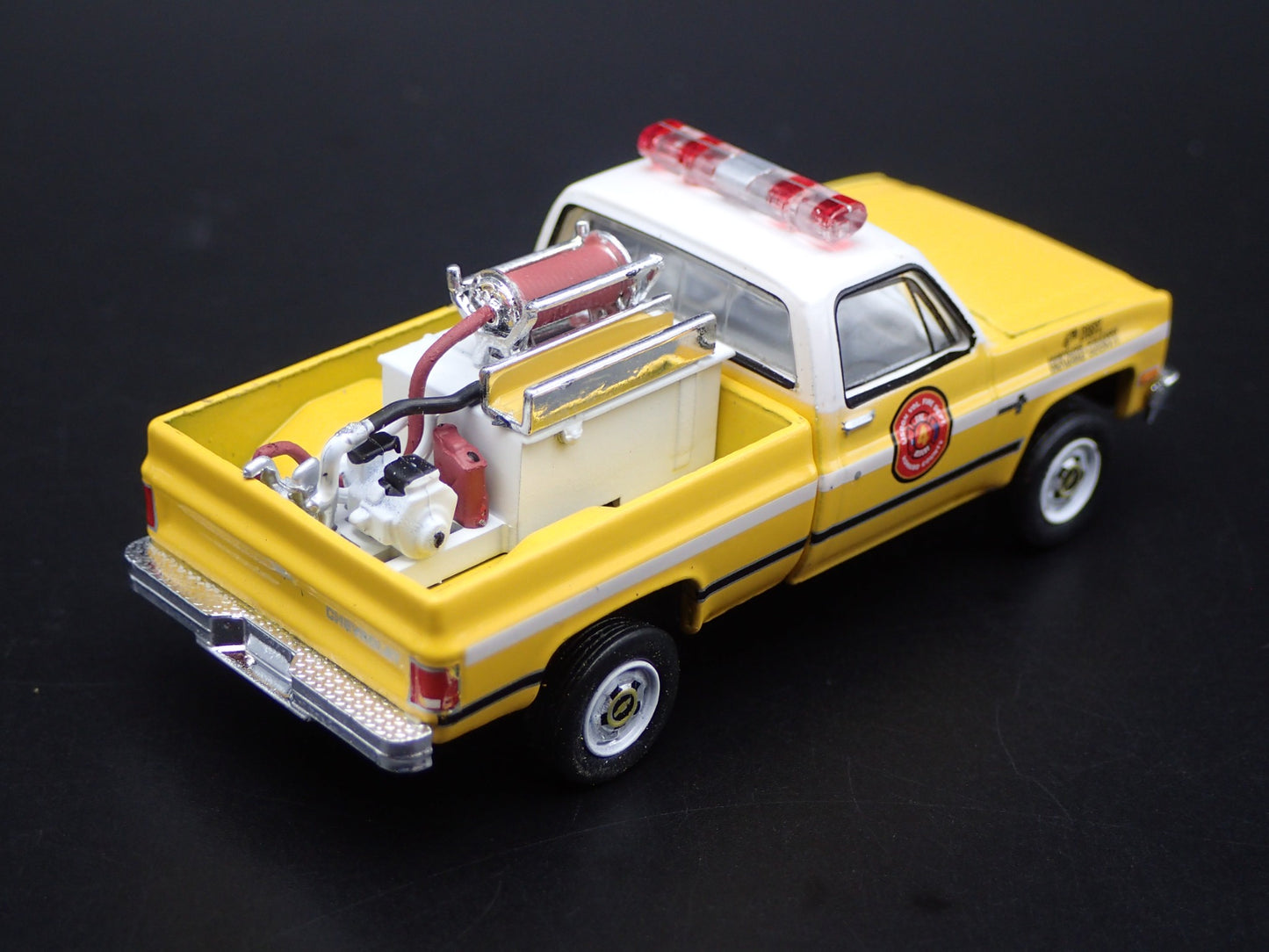 1981 CHEVY CHEVROLET K20 SCOTTSDALE LISBON MD FIRE DEPT 1/64 DIECAST MODEL CAR
